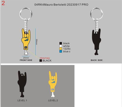 CUSTOM RUBBER KEYCHAINS - 04RK4Mauro