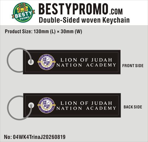 Custom Double-Sided Woven Flight Key Tag - 20260903 - 04