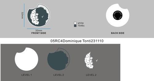 Custom shoe charms- 05RC4Dominique Tonti