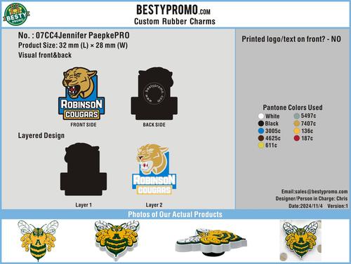 CUSTOM CLOG CHARM 07CC4Jennifer Paepke-RE-1