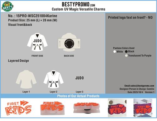 Custom Versatile Shoe Charm - UV 15PRO-WSC251004Karine