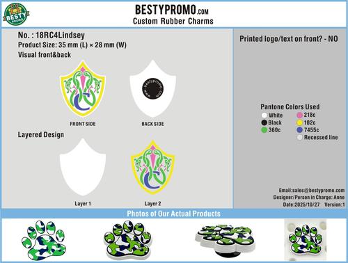 Custom rubber Charm-18RC4Lindsey251027