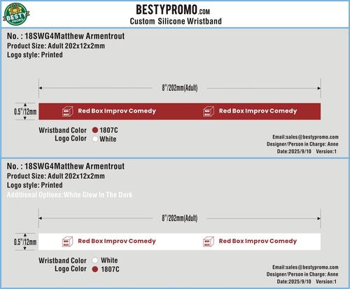 Custom silicone wristbands-GLOWING-18SWG4Matthew Armentrout250910