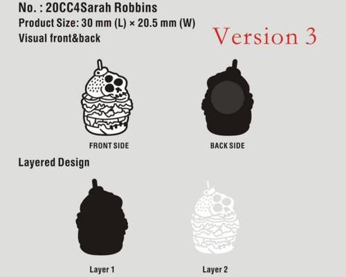 CUSTOM SHOE CHARMS-20CC4SARAH ROBBIN