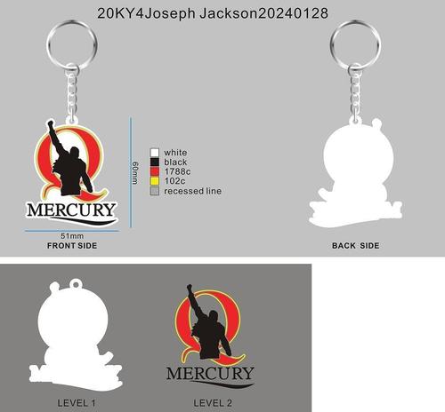 CUSTOM RUBBER KEYCHAINS-20KY4Joseph Jackson250411