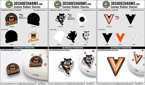 Custom Rubber Clog Charms - 20260714-20