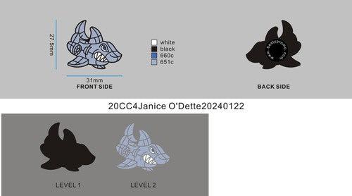 CUSTOM SHOE CHARMS - 20CC4Janice O'Dette