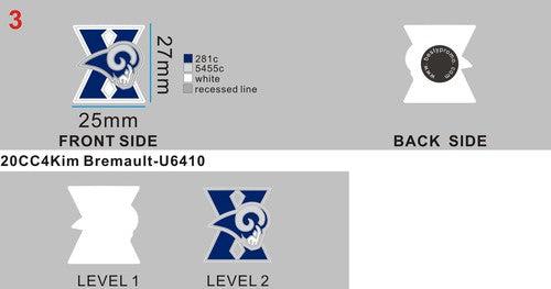 CUSTOM SHOE CHARMS -20CC4Kim Bremault