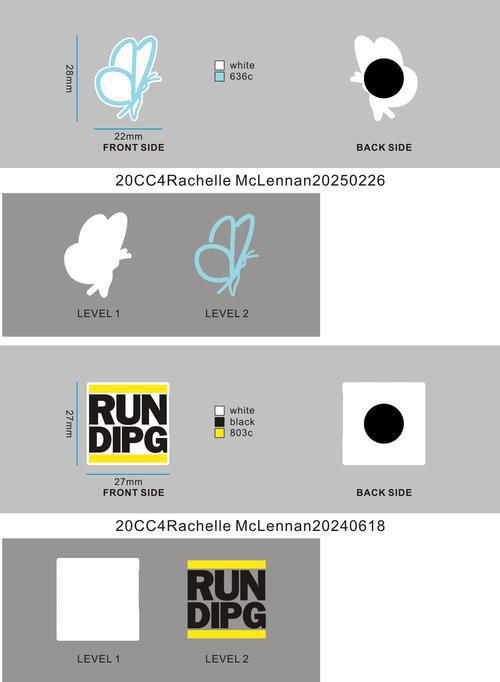 CUSTOM SHOE CHARMS-20CC4Rachelle McLennan-REORDER