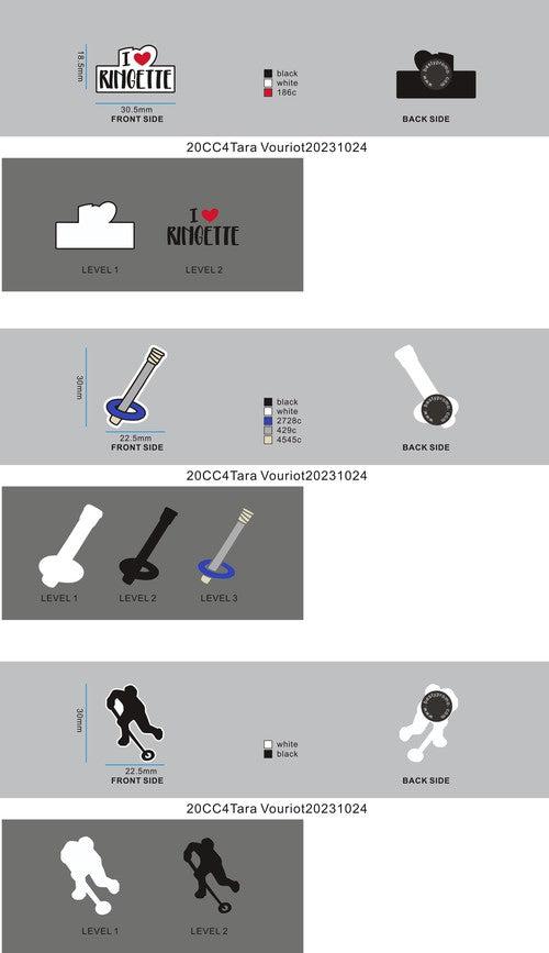 CUSTOM SHOE CHARMS - 20CC4Tara Vouriot