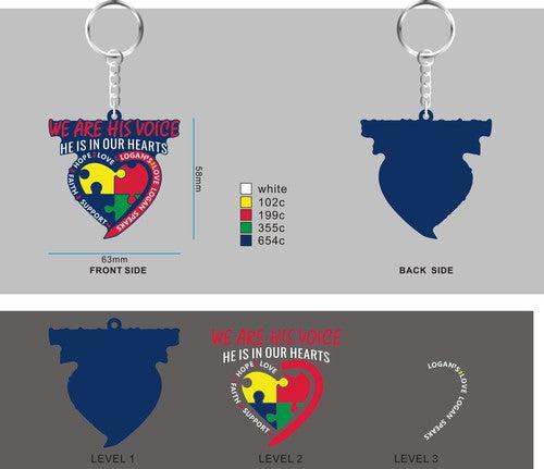 CUSTOM RUBBER KEYCHAINS - 20KY4Georgianne Glavas