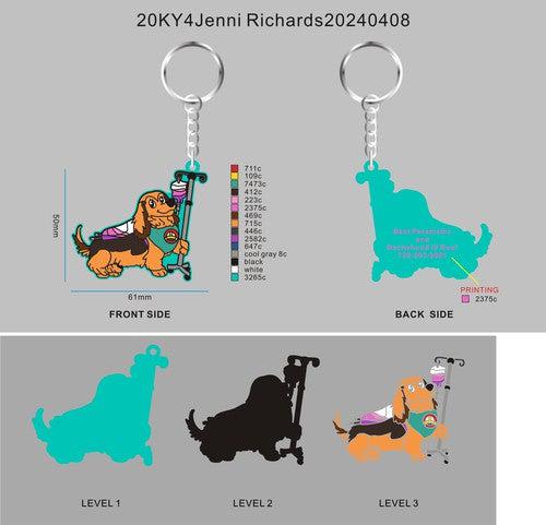 CUSTOM KEYCHAINS AND AIR FRESHENER - 20KY4Jenni Richards