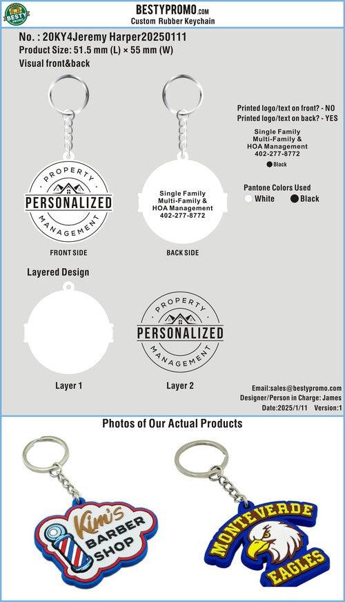 CUSTOM RUBBER KEYCHAINS-20KY4Jeremy Harper
