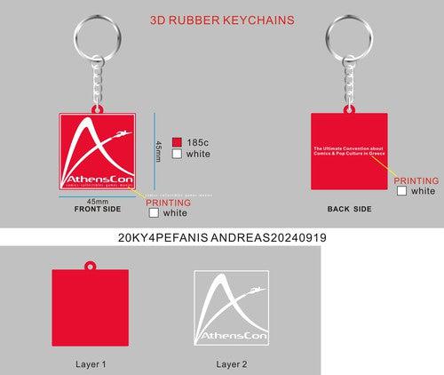 CUSTOM RUBBER KEYCHAINS-20KY4PEFANIS ANDREA