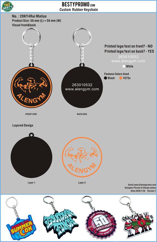 Custom Rubber keychains-20KY4Rui Matias 260126