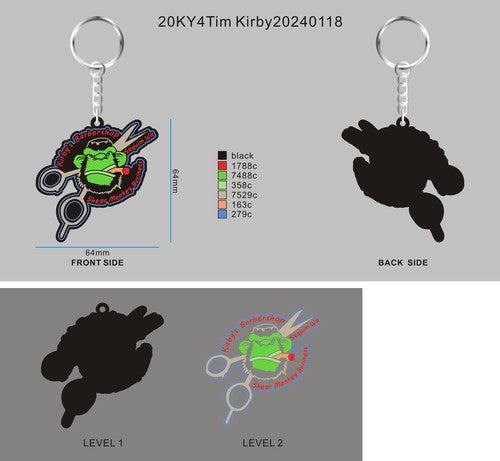 CUSTOM RUBBER KEYCHAINS - 20KY4Tim Kirby