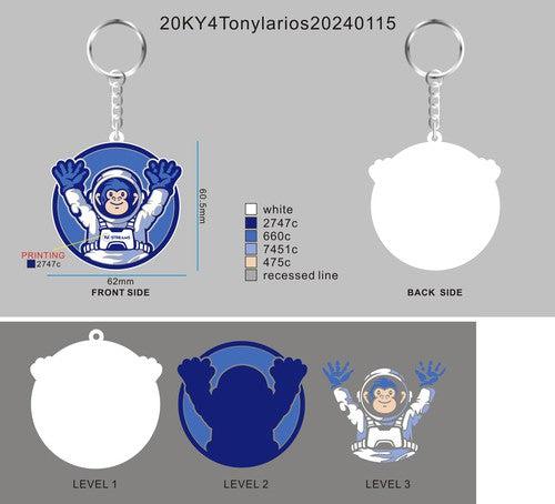 CUSTOM RUBBER KEYCHAINS - 20KY4Tony larios
