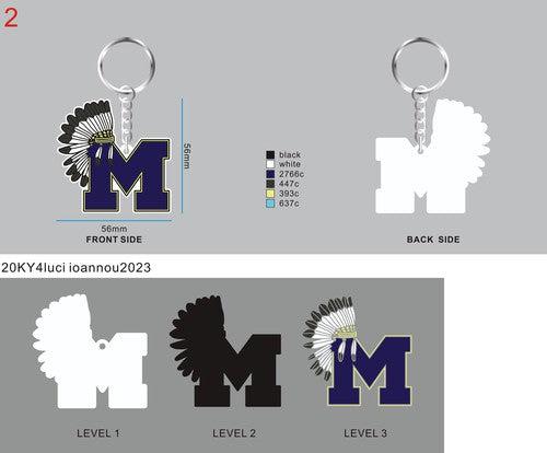 CUSTOM RUBBER KEYCHAINS - 20VCC4luci ioannou