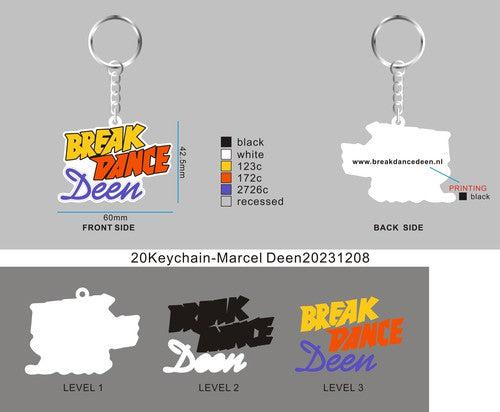 CUSTOM RUBBER KEYCHAINS - 20KY4Marcel Deen