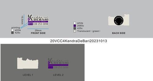 CUSTOM GLOW-IN-THE-DARK SHOE CHARM- 20GCC4Kendra DeBari