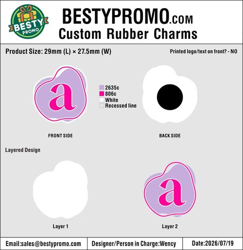 Custom Rubber Clog Charms - 20260730 - 21 - RE