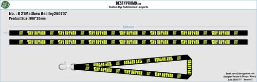 Custom Dye Sublimation Lanyards - 20260709 - 21 -RE