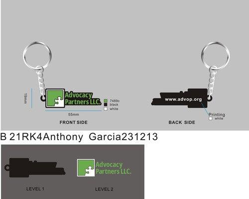 CUSTOM RUBBER KEYCHAIN-21RK4Anthony Garcia