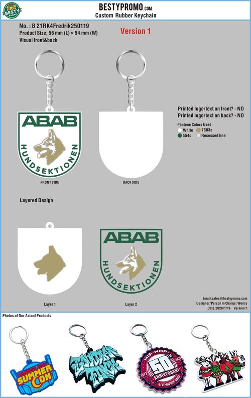 CUSTOM RUBBER KEYCHAIN 21RK4Fredrik250119-RE