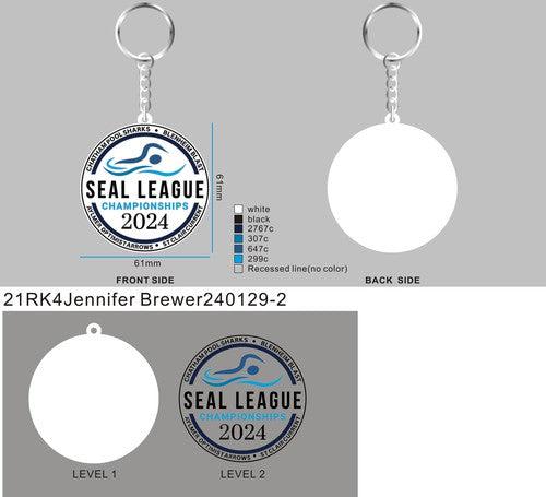 CUSTOM RUBBER KEYCHAIN-21RK4Jennifer Brewer
