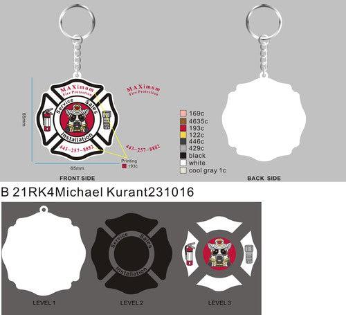 CUSTOM RUBBER KEYCHAIN-21RK4Michael Kurant231016