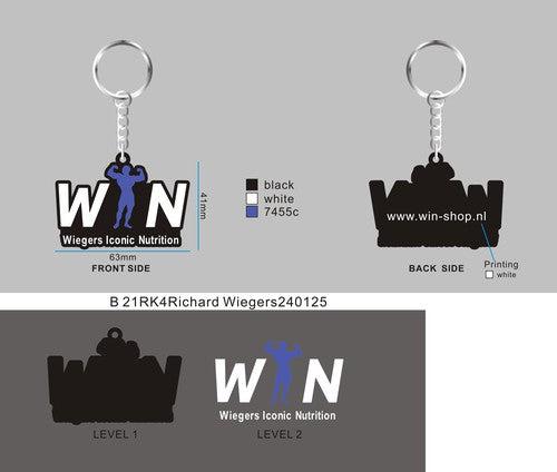 CUSTOM RUBBER KEYCHAIN-21RK4Richard Wiegers