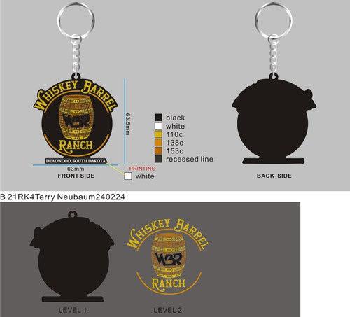 CUSTOM RUBBER KEYCHAIN-21RK4Terry Neubaum