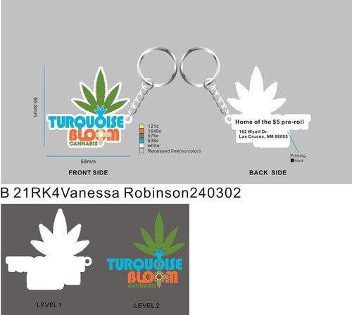 CUSTOM RUBBER KEYCHAIN-21RK4Vanessa Robinson