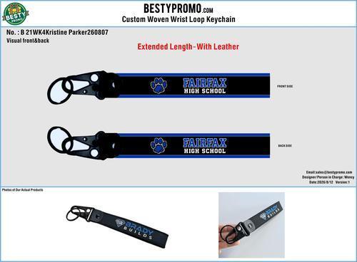 Custom Woven Wrist Loop Keychain - 20260815 - 21 - RE