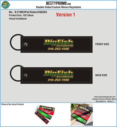 Custom Woven Flight Key Tag 21WK4Pat Hiebert260303-RE