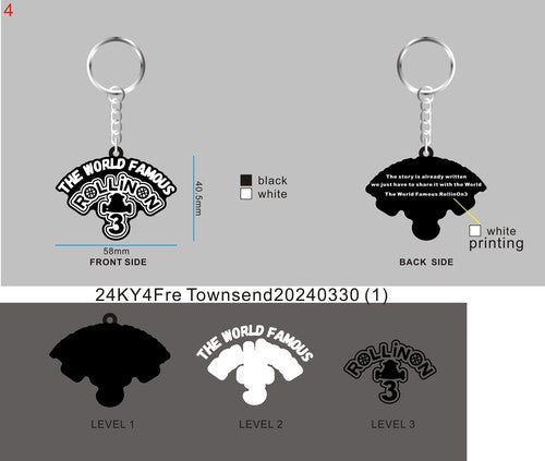 CUSTOM RUBBER KEYCHAINS - 24KY4Fre Townsend20240330
