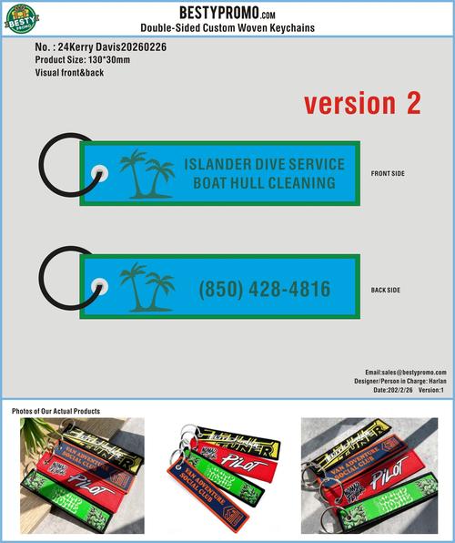Custom Double-Sided Woven Flight Key Tags-24Kerry Davis20260226