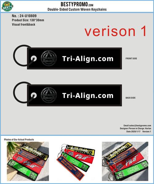 CUSTOM Woven Flight Key Tag-24OT4Mike Berry20260120