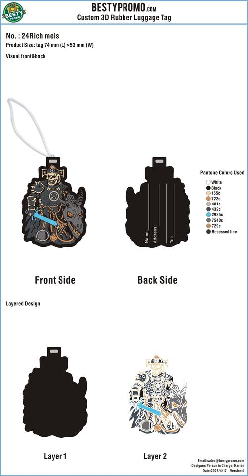 Custom 3D Die-Cut Soft PVC Luggage Tag-20260420-24