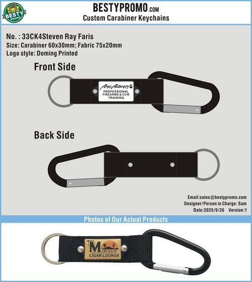Custom Carabiner Keychains-33CK4Steven Ray Faris250926