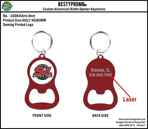 Custom Aluminum Bottle Opener Keychains - 20261014 - 33