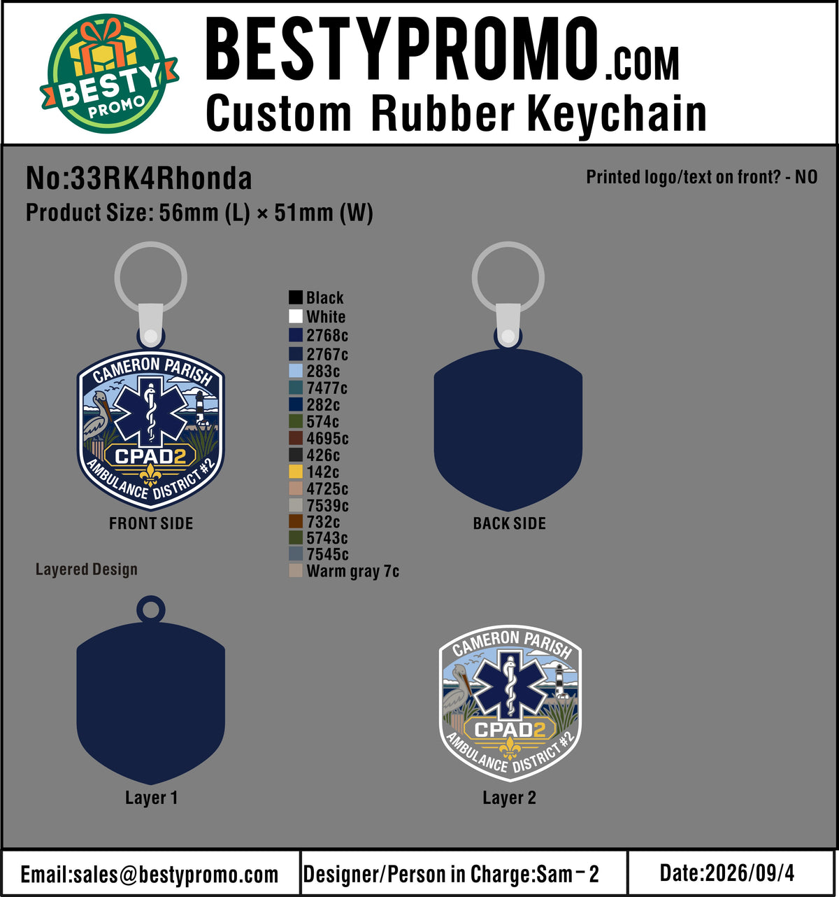 Custom 3D Die Cut Rubber Keychains-20261001 - 33