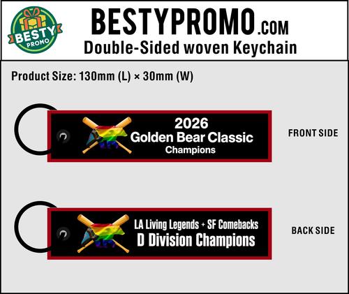 Custom Double-Sided Woven Flight Key Tag - 20260611 - 33