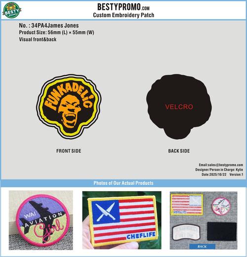 Pro-Embroidery Patch34PA4James Jones251222