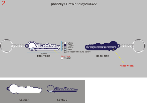 3D Rubber Keychain -pro22ky4TimWhiteley