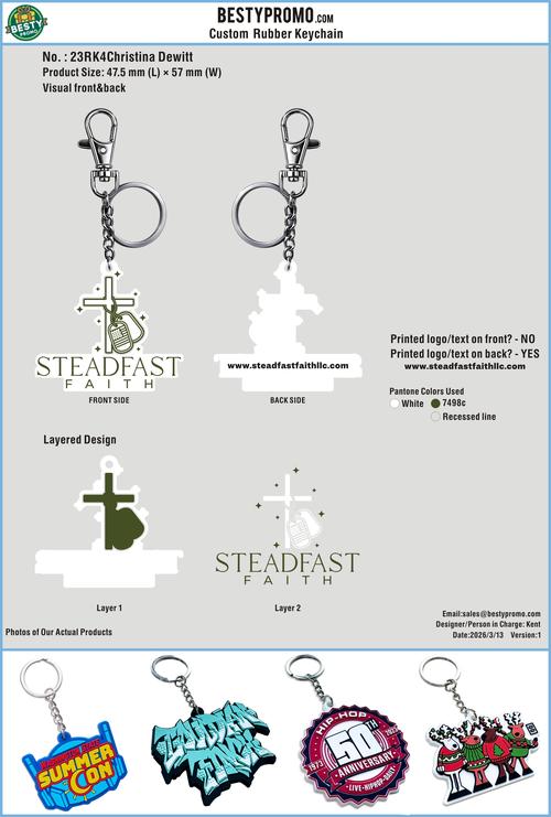 CUSTOM RUBBER KEYCHAIN-23RK4Christina Dewitt260313