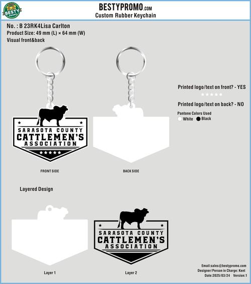 CUSTOM RUBBER KEYCHAIN-23RK4Lisa Carlton250324