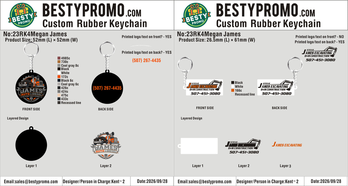 Custom 3D Die Cut Rubber Keychains-20261002-23