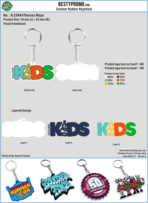 CUSTOM RUBBER KEYCHAIN-23RK4Theresa Mayo250407