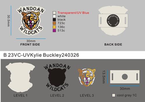 CUSTOM COLOR-CHANGING VERSATILE SHOE CHARMS-23VC-UVKylie Buckley240326